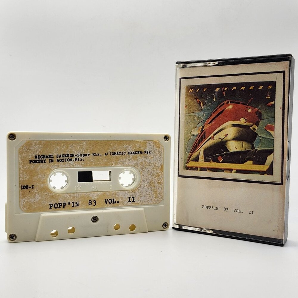 Hit Express Popp'in 83 Vol II Cassette Various Artist Remix Tape Private Label
